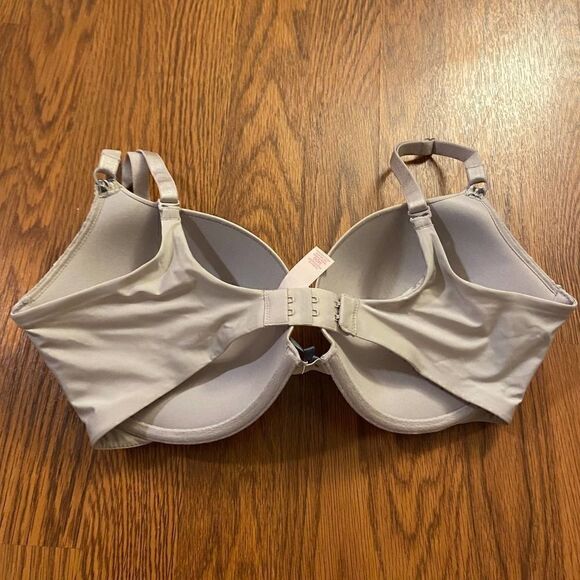 Victoria's Secret Taupe & Animal Print Lace Push Up Underwire Bra 34DD - Picture 2 of 3